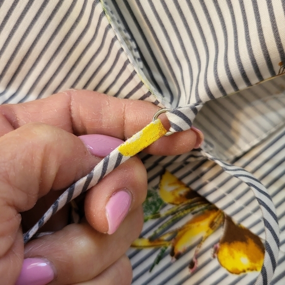 NWT Large Floral Striped One-Shoulder Top Lumiere Urban Outfitters Top - Picture 13 of 16